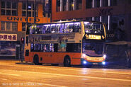 因客量偏低，N691線經常派出Enviro400 Euro V（38XX）行走