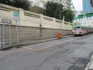 此站於繁忙時間外可供小巴泊車（2022年2月）