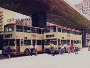 Route 49X was allocated with 11- and 12-metre non-air-conditioned buses in the late 1990s