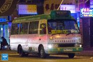 501S線車頭通常會擺放途經地區的紙牌（2019年1月）