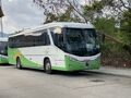 陽光巴士車輛停泊在將軍澳工業邨總站