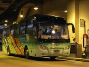 文錦渡快線在上水廣場載客