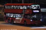 191R線九巴用車V6B183正駛出紅磡海底隧道
