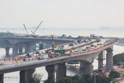 Hong Kong-Zhuhai-Macao Bridge Hong Kong Link Road 201708