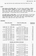 1993年的290線服務詳情表