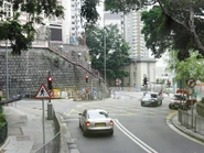 Junction between Caine Road's West End, Seymour Road, and Bonham Road