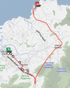 Citybus Route B7 (to Heung Yuen Wai Port) map image