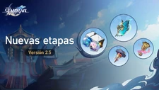 Nuevas etapas en la versión 2.5