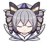 The Sleeping Silver Wolf Emblem (Icon)