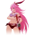 Image of Yae Sakura's Summer Dream outfit for Gyakushinn Miko and Goushinnso Memento.