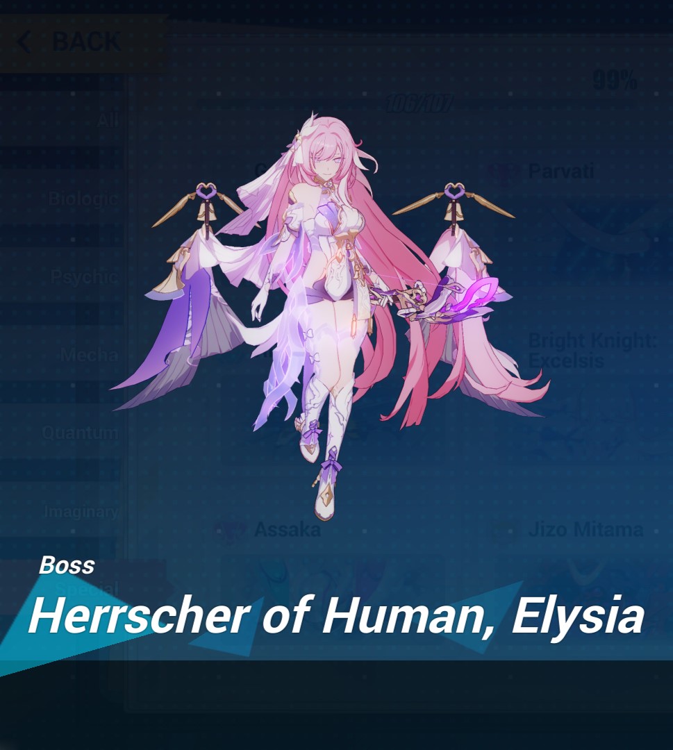 Herrscher of Human, Elysia Official Honkai Impact 3 Wiki