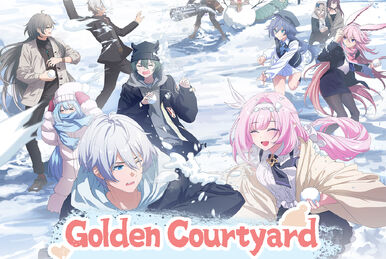 Anime Like Golden Courtyard: New Year Wishes in Winter