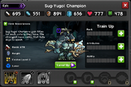 Sug-Yugol Champion: Level 1: Max: Attributes 0
