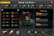 Swamp Troll Brute Resistances EL3-4