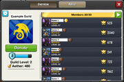 Guild Tabs - Overview Members