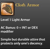 Cloth Armor (Item) | Heroes of Neverwinter Wiki | Fandom