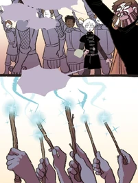 Pendragon and the guards