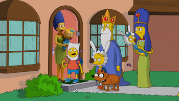 Hora de Aventura en Los Simpson