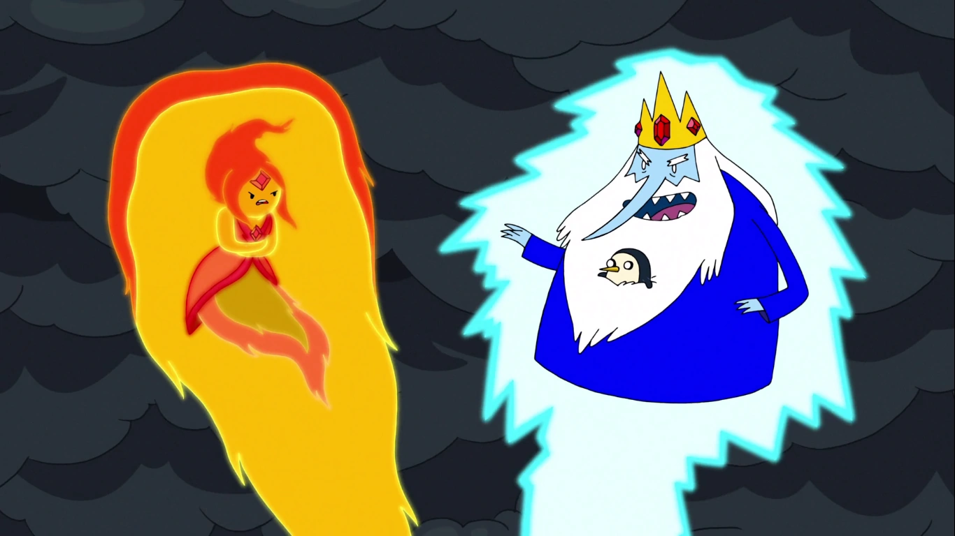 Fuego y Hielo | Hora de Aventura Wiki | Fandom, image size:1366x768