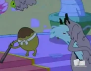 La Dama de Helado siendo golpeada por Chet