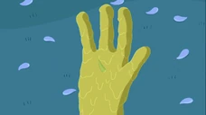 Espina en la mano de Finn