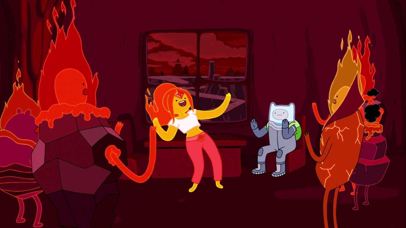 Rap de Princesa Flama | Hora de Aventura Wiki | Fandom, image size:1366x768