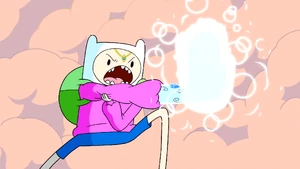 Finn utilizando "Guantelete de Billy".