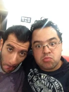 Con Arturo Castañeda