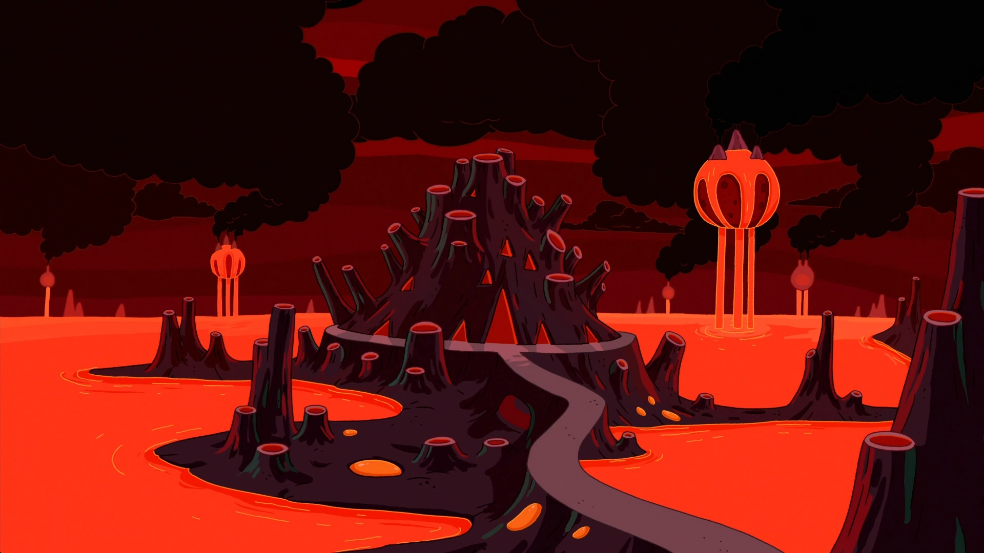 Reino del Fuego | Hora de Aventura Wiki | Fandom, image size:1920x1080