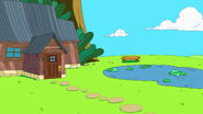 S7e28 lake next to treehouse