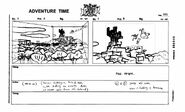 El Cisne en el Storyboard del episodio La Gruta