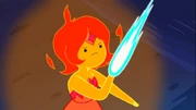princesa flama usando sus poderes