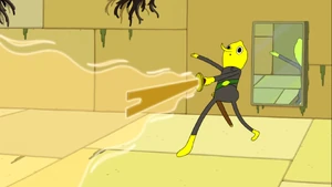 Los Pies de Limonagrio son Amarillos (cuando en realidad son negros)