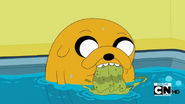 Jake vomitando en el jacuzzi