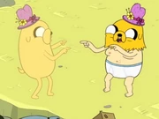 Jake y su consciencia con sombrero
