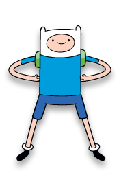 Personagens que provavelmente têm pinto pequeno - Sugestão: Finn (hora de  aventura)