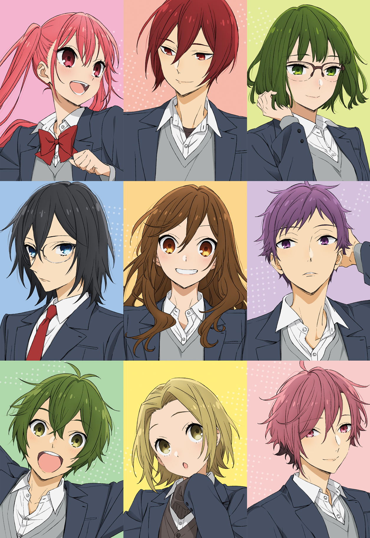 Characters appearing in Hori-san to Miyamura-kun (2018) Anime