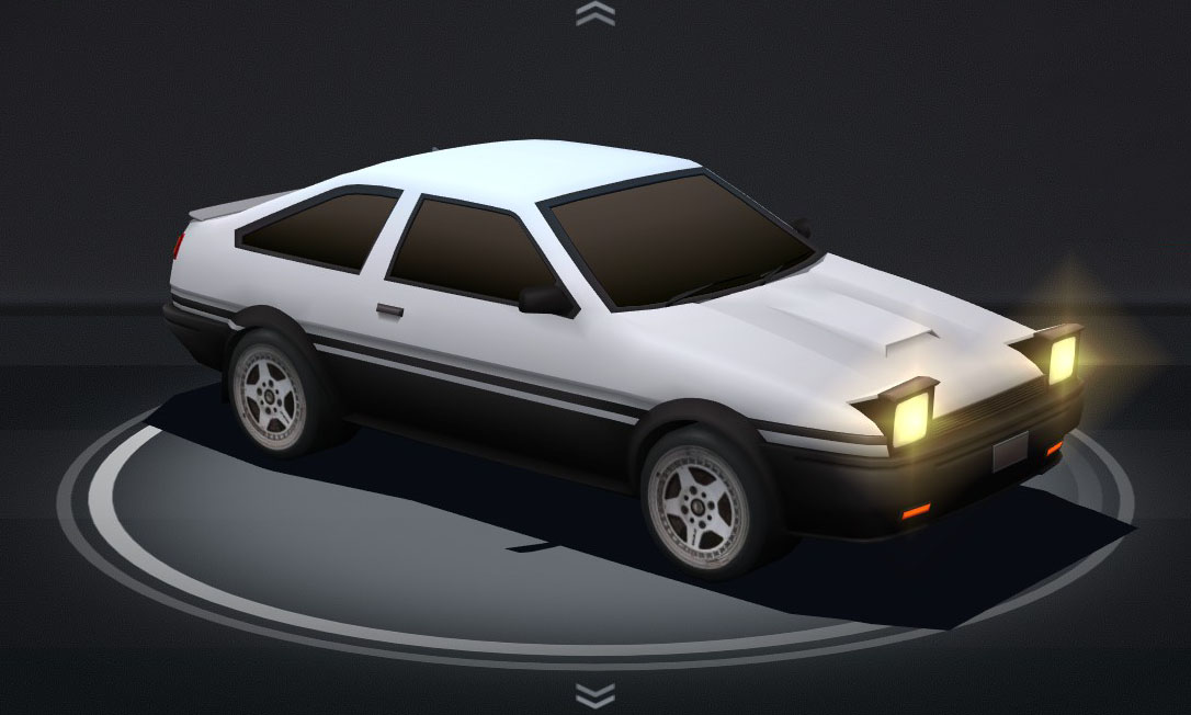 trueno anime car