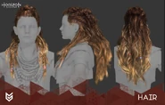 Rendu de cheveux Aloy