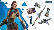 Ensemble d'objets d'Aloy dans Fortnite.