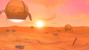 Colonization Desert planet