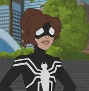 Anya as "The Amazing Spider-Girl