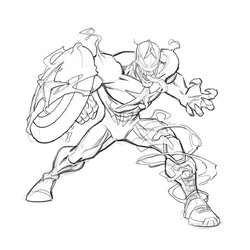 Captain America/Gallery/Official Artwork | Marvel's Spider ...