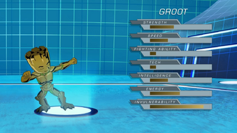 Groot Power Stats