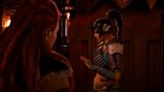 Hunting for the Lodge (HZDR; 43).png (1.3 MB) Talanah talking to Aloy.