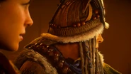Teersa explaining how they found Aloy as a baby.