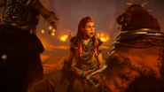 (You're not stopping me) Aloy berating the High Matriarchs.[4]