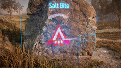 Salt Bite road sign