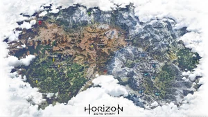 Map of Horizon Zero Dawn.