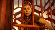Aloy reaching her for gear.
